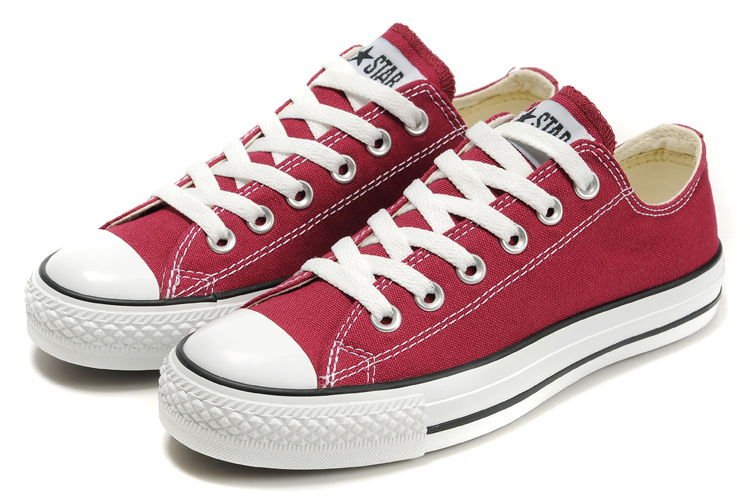 converse basse rouge adulte