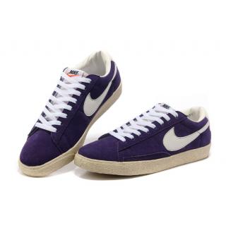 nike blazer low homme violet