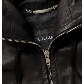 blouson cuir dolce gabbana