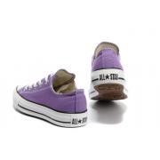 converse basse femme violet